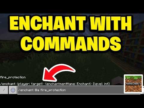 How To Enchant In Minecraft With Commands