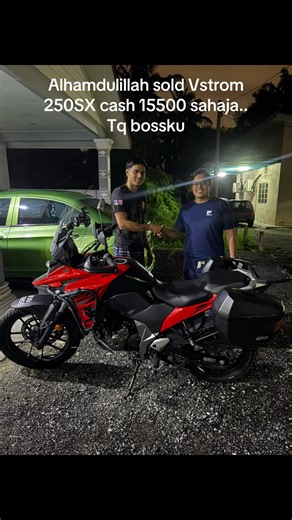 Selling the V-Strom 250SX for Cash