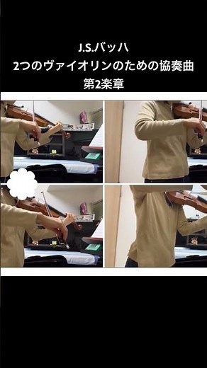J.S.バッハ：2つのヴァイオリンのための協奏曲第2楽章