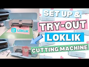 How to use the NEW Loklik icraft cutting machine (Beginner Tutorial & trying out LOKLIK icraft)