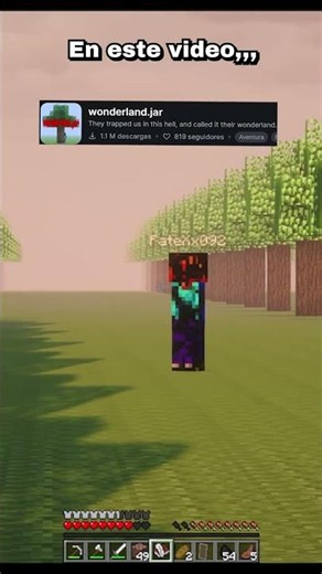 💀INSTALÉ WONDERLAND 2.0 Y NOS ARREPENTIMOS.. #minecraft #minecraftshorts #terror
