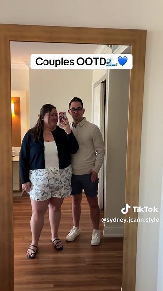 Such fun coastal vibes with the outfits 🐚 these boxer shorts are literally the cutest piece for summer! The boxer shorts are great for a day out or even as a beach cover up! @Klassy Network @Old Navy Official @Arula @Crocs @J.Crew @TOMS #couplesootd #ootd #outfitoftheday #dateoutfit #plussizeootd #plussizefashion #plussizeoutfits #plussizeoutfitideas #plussizeoutfitinspo