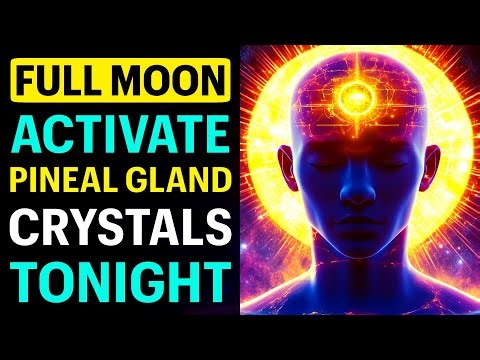 FULL MOON PORTAL is OPEN 🌕 Your PINEAL GLAND CRYSTALS WILL ACTIVATE