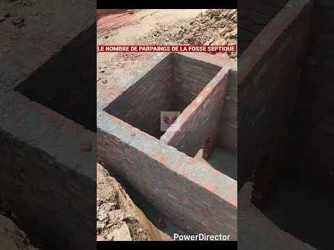 🫴LE CALCUL DU NOMBRE DE PARPAINGS D'UNE FOSSE SEPTIQUE. All rights reserved to video owners