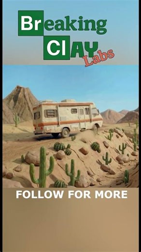 Breaking bad opening scene - Gumby style!