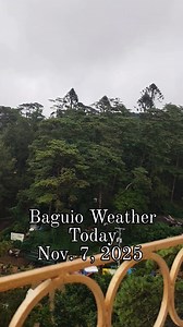 Baguio Weather Situation today, Nov. 7, 2025, taken around 3:00pm. #SaBaguio #BaguioWeather #baguiotoday #baguiocitytoday #baguiocity #WeatherUpdate #WeatherAlert #baguiocityphilippines | BaguioBoy