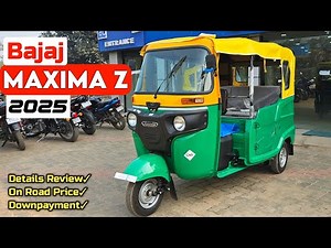 Bajaj Maxima Z 2025 | CNG Bs7 Auto Rickshaw 🔥