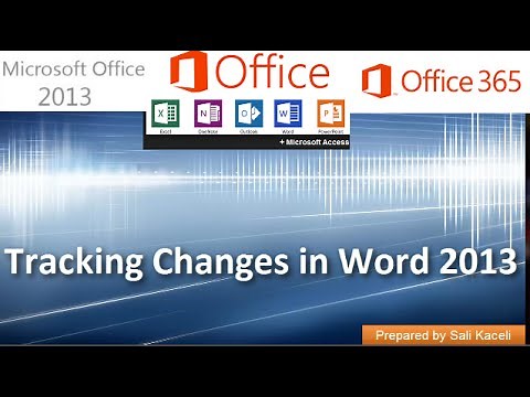 Track Changes in Word 2007, 2010, 2013, 2016 - See the Difference