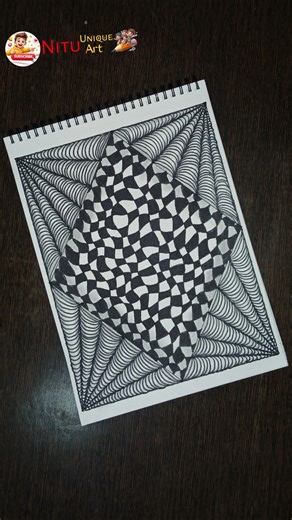 Day 420 - Doodle Art Tutorial Drawing Easy #doodle #zentangle #easy #art #trend #viral #shortvedio