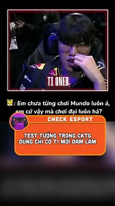 Test tướng trong CKTG đúng chỉ có T1 mới dám làm #lienminh #viral #cktg #lol #t1 #faker | VSBET Check Esport