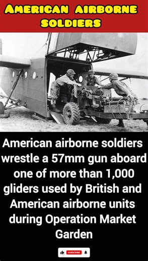 American Airborne Soldiers Wrestle a 57mm Gun #history #soldiers #shorts