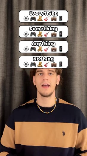 Everything, something, anything and nothing are not all the same! #english #ingles #aprenderingles #vocabulary | Inglés Fácil y Rápido