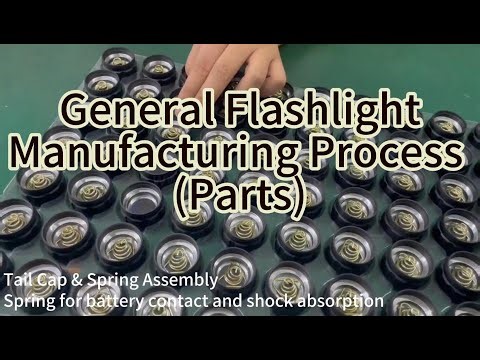 Some Parts of General Flashlight Manufacturing Process #production #factory #workshop #flashlight