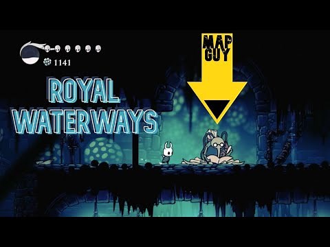 Hollow Knight Royal Waterways Map | Where is Cornifer?