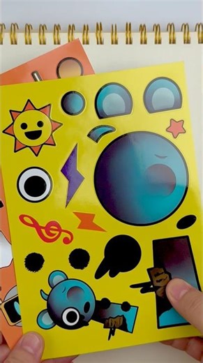 [Paper Book DIY] INCREDIBOX SPRUNKI Horror Edition - Oddly Satisfying Stickers #sprunki #diy #craft
