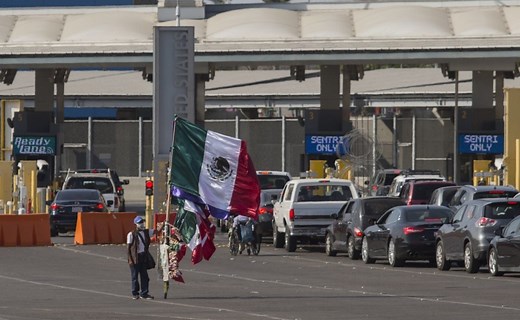 ¿Qué ciudades se ubican en la frontera entre México y EEUU?