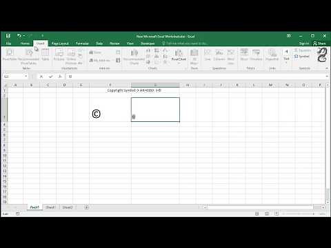 How to Type Copyright Symbol in Excel (Insert Copyright Symbols Using Keyboard Shortcuts)