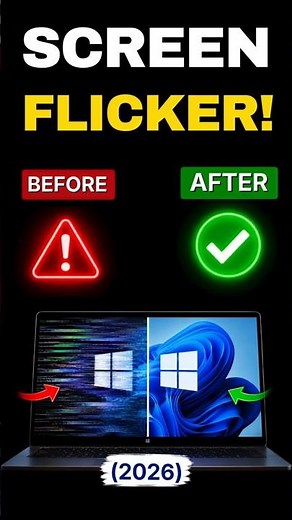Fix Screen Flickering in Windows!