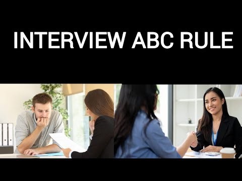 The ABC Rule That Decides Your Interview