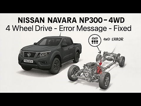 Nissan Navara NP300 4wd system fault Error Investigated and FIXED for FREE ! P1819 Fault Code