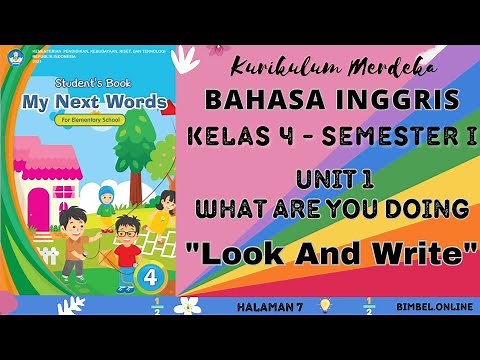 Bahasa Inggris Kelas 4 - Unit 1 Look and Write - Semester 1 Kurikulum Merdeka