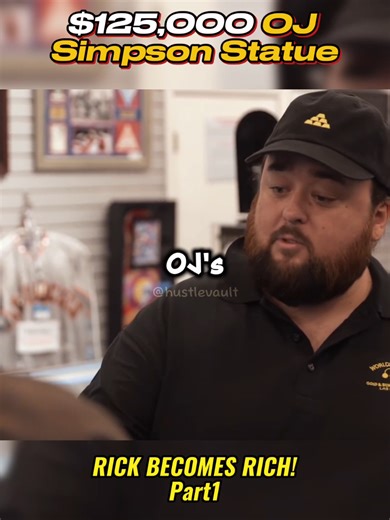 $125,000 OJ Simpson Statue Memorabilia #pawnstars #collection #collector #nfl #memorabilia