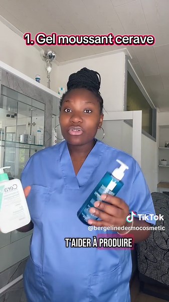 2 gels nettoyants pour peaux grasses : gel moussant cerave et gel moussant purifiant effaclar de Laroche posay. #routineskincare #peaugrasse #gelnettoyantvisage #dermatologist