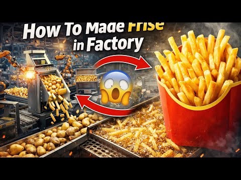 How French Fries Are Made in American Factories | AI Powered Production
