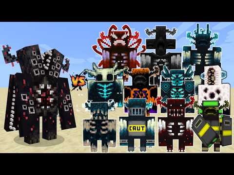 Infected Warden vs All Wardens - Infected Warden vs Warden Plus+ & Warden Evolution