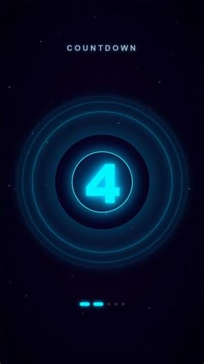 5 Second Countdown Animation - No Copyright Video