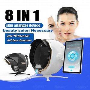 [Hot Item] Analizador de Diagnóstico de Piel Facial Portátil 3D Dispositivo Escáner de Prueba Facial Espejo Mágico Máquina de Análisis de Piel Analizador de Piel