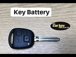 Key BatteryToyota remote key HOW TO change