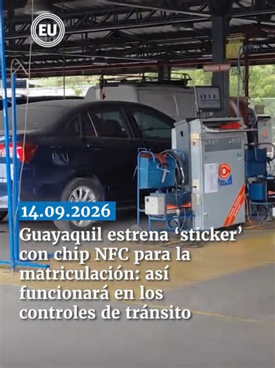 Sticker NFC para motocicletas matriculadas en Guayaquil