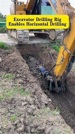 Excavator Auger for Horizontal Drilling