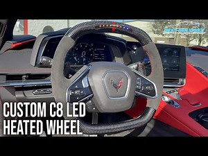 C8 Corvette LED Heated Carbon Fiber Steering Wheel (Install/Overview) - Next-Gen Speed