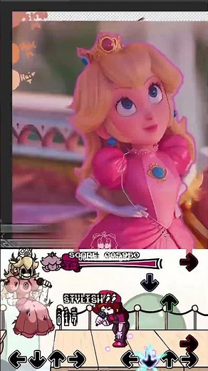 Coronation Day Peach in Super Mario Movie PINK FOREST/Speed Edit #mariomadnessv2