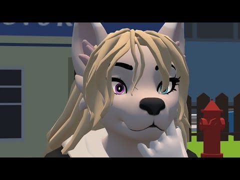 A Floofy Mochi Tea colored Fox dancing to Thriller by Michael Jackson | VRC MMD