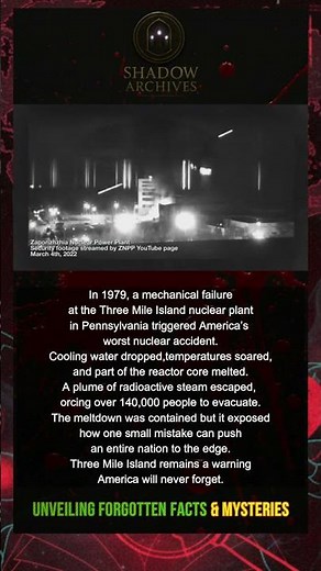 Three Mile Island Accident: America’s Worst Nuclear Meltdown Explained #americanhistory