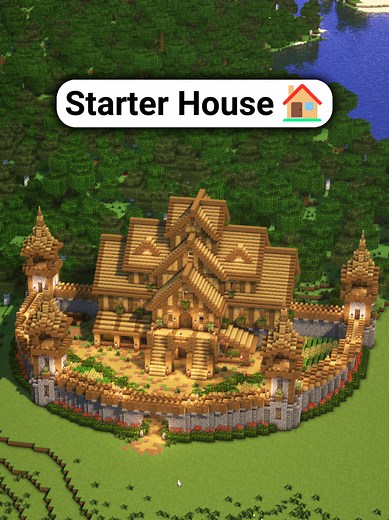 Rebuild Starter House in Minecraft with 3D Guide