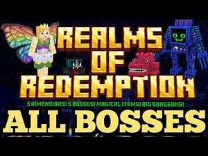 Minecraft Realms of Redemption All Bosses ( 1.20.1 Mod )