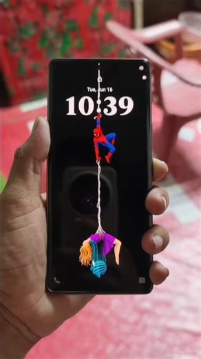 🕷️ Spider-Man x Gwen Stacy Lock Screen Live Wallpaper 4K | Most Iconic Marvel Setup ❤️💜