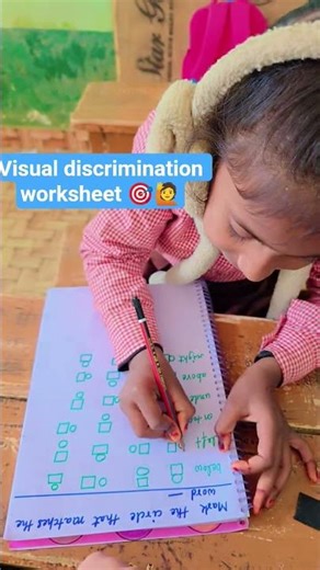 visual discrimination worksheet 🙋🎯👍✅️@primarygemss#game#school#youtubeshorts#shortvideos#viralshorts