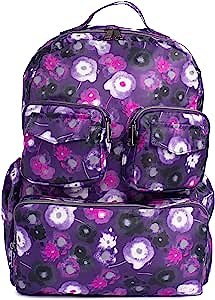 Lug Women's Puddle Jumper Backpack, Watercolor Purple, Large