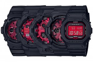 G-Shock Black and Red AR "Adrenaline Red" Series - G-Central G-Shock Fan Site