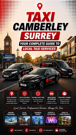 Taxi Camberley Surrey Your Complete Guide to Local Taxi Services