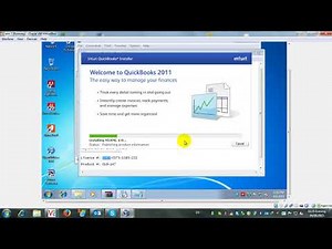how to install quick books Pro plus 2011