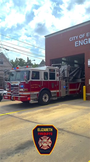 Elizabeth Fire Department (NJ) Truck 3, if you like content like this make sure to like and follow for more! Partners: @PerthAmboyFirebuffs @fireandsafetynj #viral #nj #fyp #fd #editor