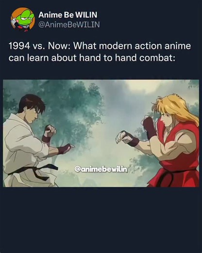 Anime Be WILIN on Instagram: "🥋 Fun fact: Street Fighter II The Animated Movie (1994) The fight choreography was praised for its realistic martial arts movement. The Ryu vs Sagat battle especially is often cited as one of the most faithful animated representations of fighting game intensity."