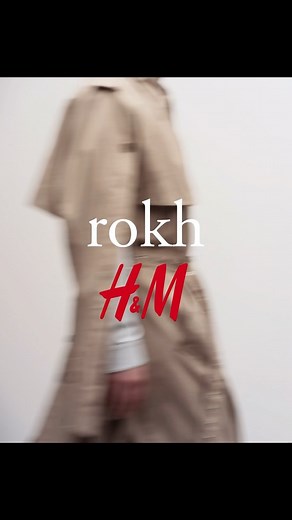 H&M Man on Instagram: "Arriving 18 April: #rokhHM. A limited edition capsule collection designed for H&M by Rok Hwang, founder and creative director of @rokhofficial"