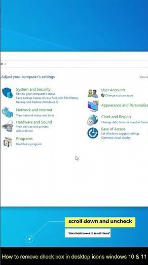 How to Remove Windows Icon Check Boxes (windows 10 & 11) | Windows Tips and Tricks | George